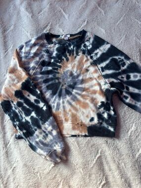 Flirtitude Tie-Dye Crewneck Sweater